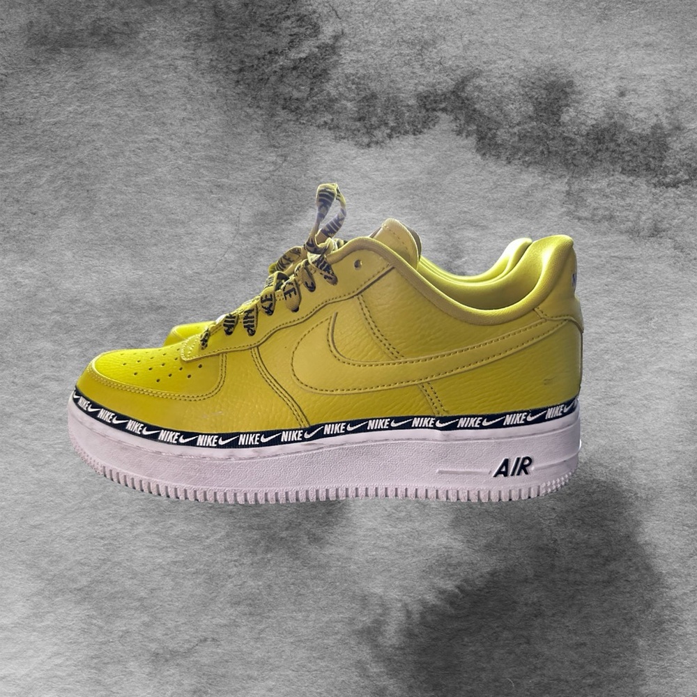 Nike Air Force 1 lLow SE Premium Overbranding Bright Citron